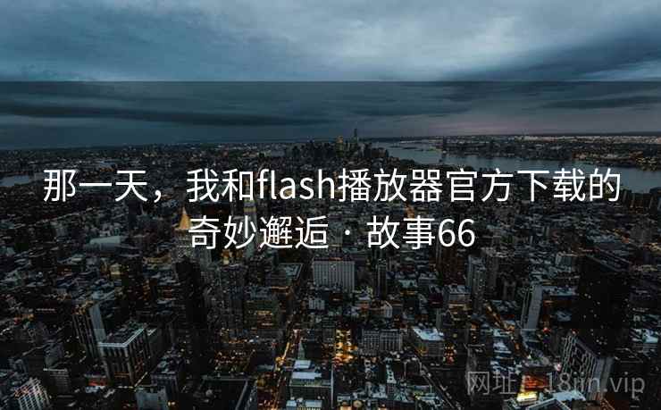 那一天,我和flash播放器官方下载的奇妙邂逅 · 故事66 那一天,我和flash播放器官方下载的奇妙邂逅 · 故事66